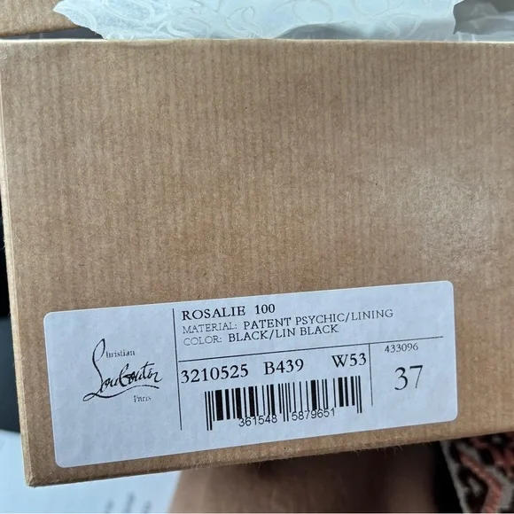 Christian Louboutin Rosa Z Patent Leather 100MM Sandals - Picture 7 of 9